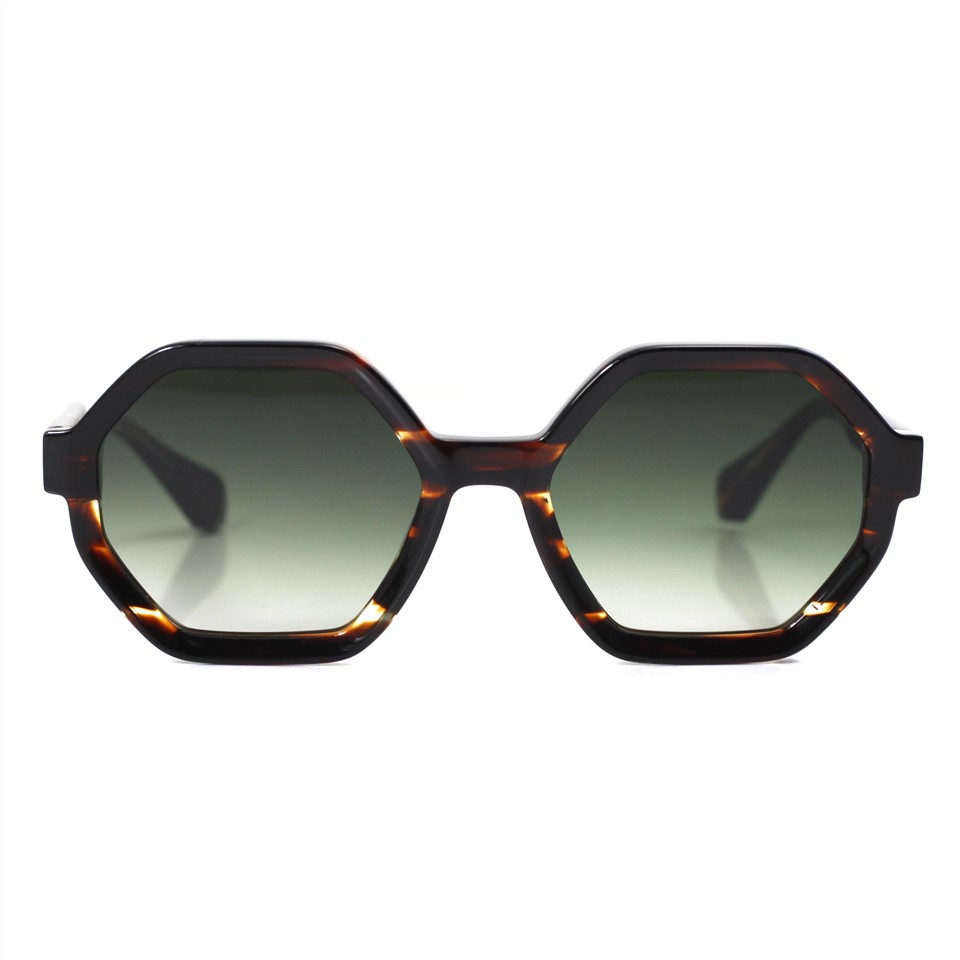 Hexagon Shape Square Sunglasses
